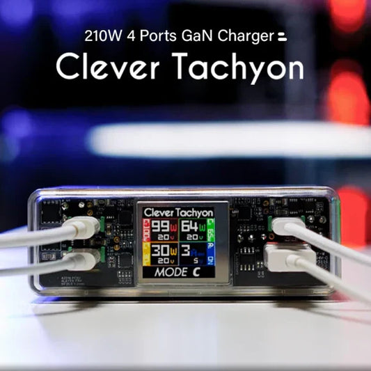 Clever:210W 4Ports GaN Charger